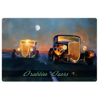 Grabbin Gears Metal Sign - 36" x 24"