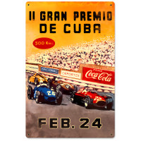 Gran Premio Cuba Metal Sign - 12" x 18"