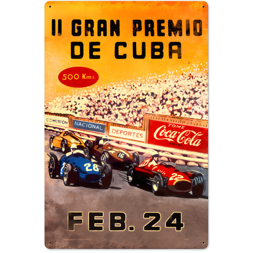 Gran Premio Cuba Metal Sign - 16" x 24"