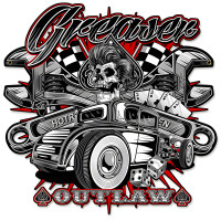 Greaser 3 Metal Sign - 18" x 18"