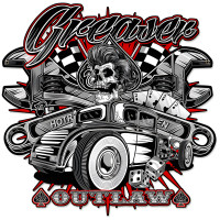 Greaser 3 Metal Sign - 24" x 24"