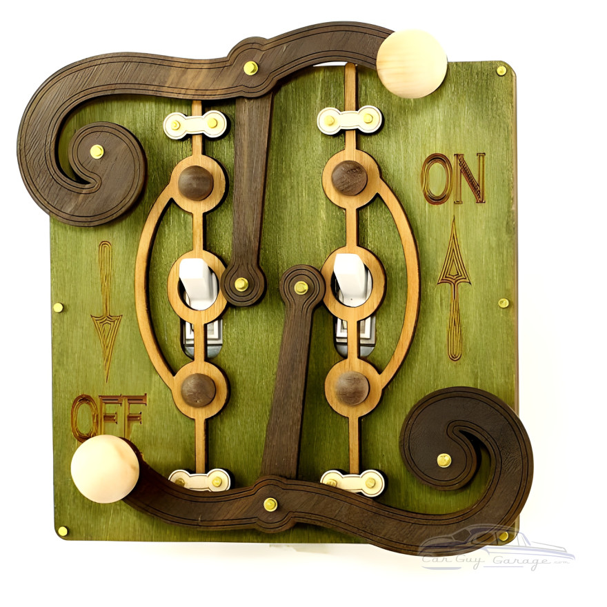 Green Double Toggle Fulcrum Light Switch Plate Green Double Toggle Fulcrum Light Switch Plate