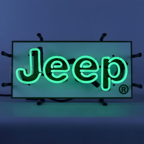 Green Jeep Neon Sign 