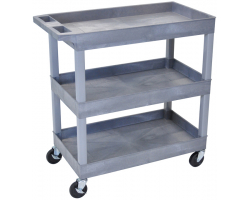 Grey Eco 3 Shelf Tub Cart 