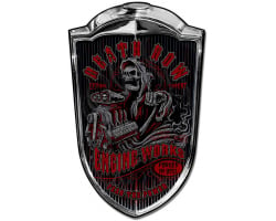 Grill Sign Death Row Metal Sign - 24" x 36" Custom Shape