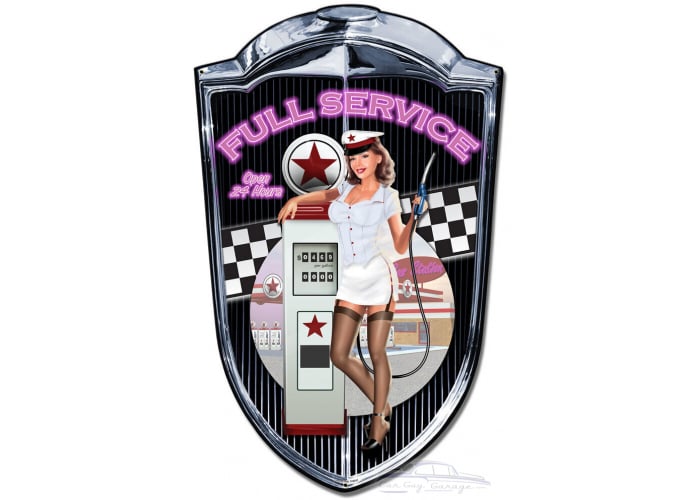 Grill Sign Gas Pinup - 24" x 36" Custom Shape
