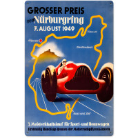 Grosser Nurburgring Metal Sign - 16" x 24"