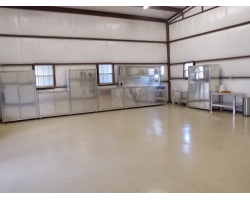 35 feet of Diamond Plate Cabinets and Workbenches