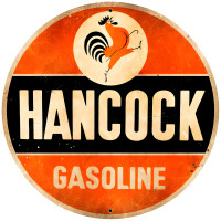 Hancock Old School Metal Sign - 28" Round