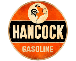 Hancock Old School Metal Sign - 28" Round