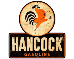 Hancock Old School Gasoline Metal Sign