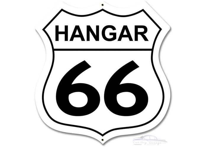 Hangar 66 Metal Sign