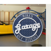Car Grille Personalized Garage Sign 