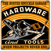 Hardware and Tools Metal Sign - 12" x 12"