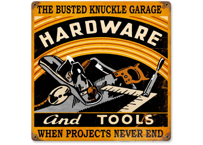 Hardware and Tools Metal Sign - 12" x 12"