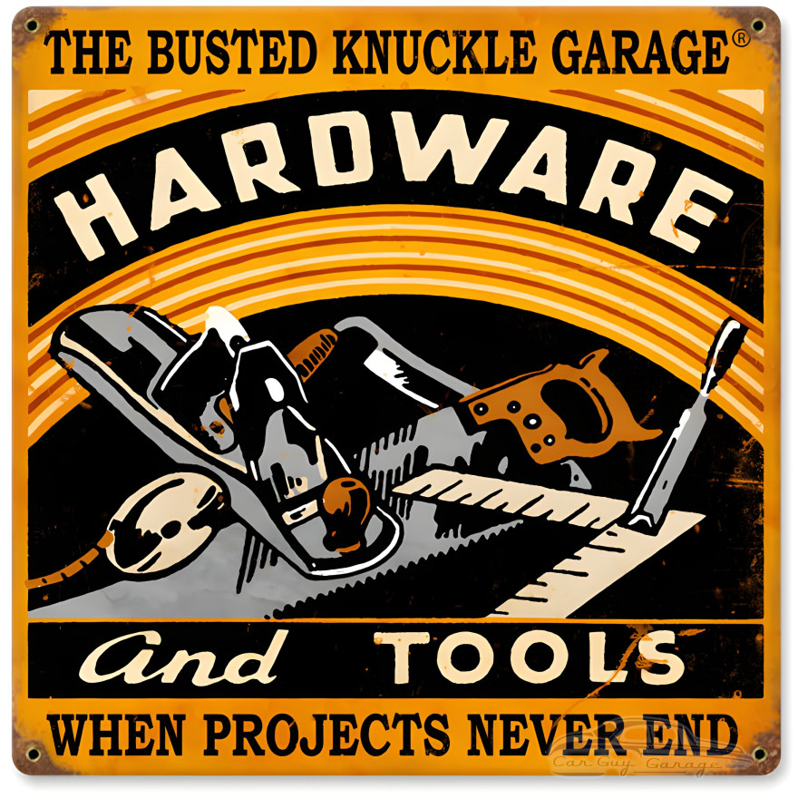 Hardware and Tools Metal Sign - 12" x 12"