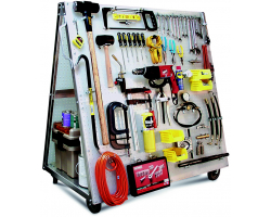 Heavy Duty Round Hole Mobile Tool Storage Cart