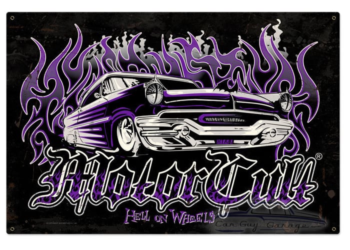 Hell on Wheels Metal Sign - 36" x 24"