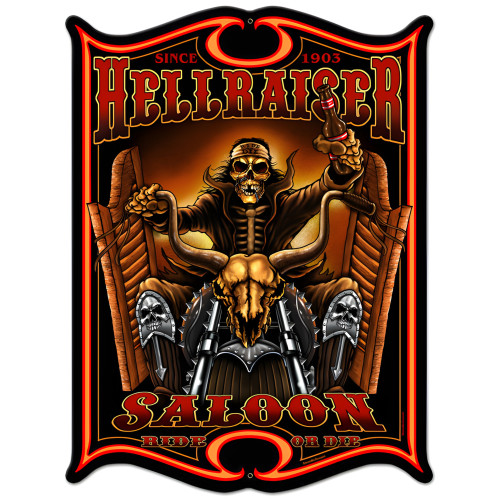 Hellraiser Metal Sign - 14" x 19"