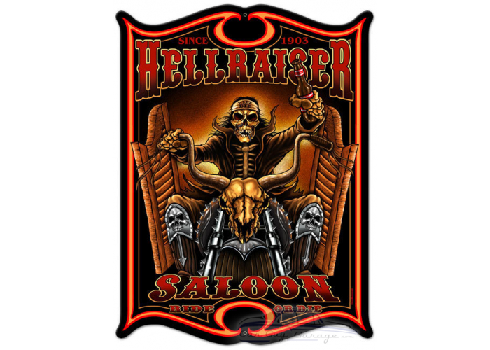 Hellraiser Metal Sign - 14" x 19"