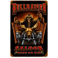 Hellraiser Metal Sign - 12" x 18"