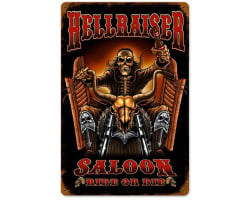 Hellraiser Metal Sign - 12" x 18"