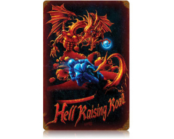 Hell Raising Road Metal Sign - 12" x 18"