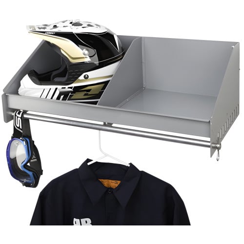 Double Helmet Shelving