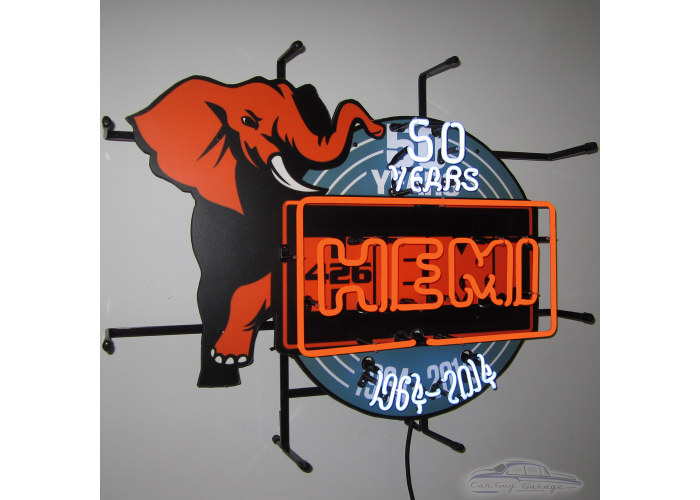 HEMI 50th Anniversary Neon Sign 