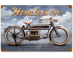 Henderson Clouds Sign - 18" x 12"