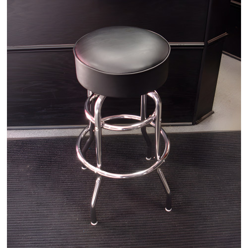 High Grade Black Padded Shop Stool