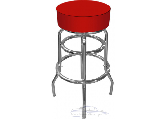 High Grade Red Padded Shop Stool