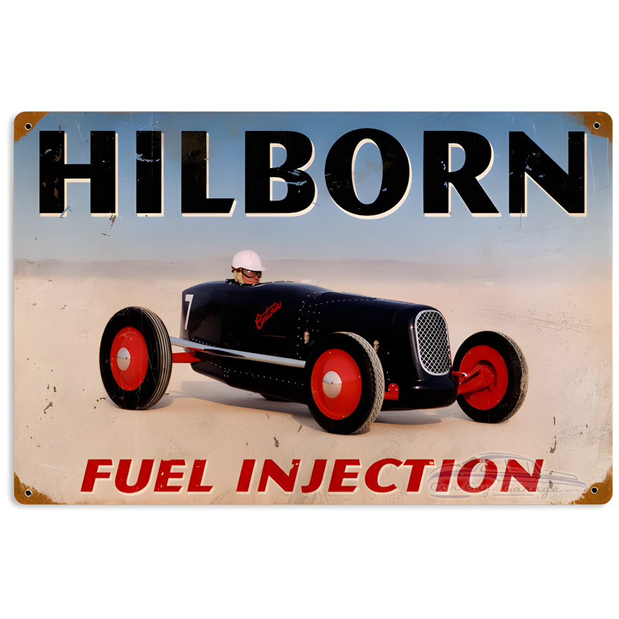 Hilborn Metal Sign - 18" x 12"