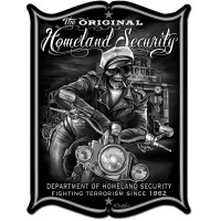 Homeland Security Metal Sign - 24" x 33"