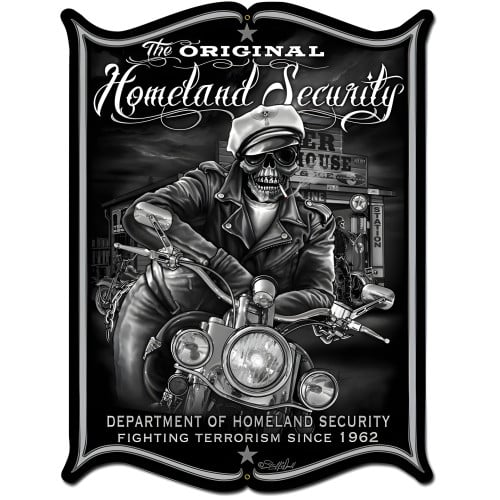 Homeland Security Metal Sign - 24" x 33"