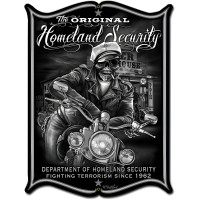 Homeland Security Metal Sign - 18" x 24"