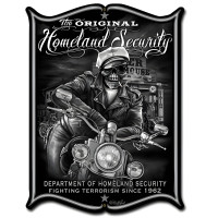 Homeland Security Metal Sign - 14" x 19"