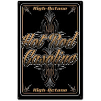 Hot Rod Gas Metal Sign - 20" x 30"