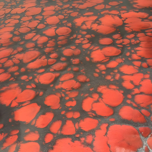House Of Smoke Basecoat with Ruby Effects Metallic Epoxy