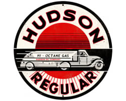 Hudson Regular Metal Sign - 28" Round