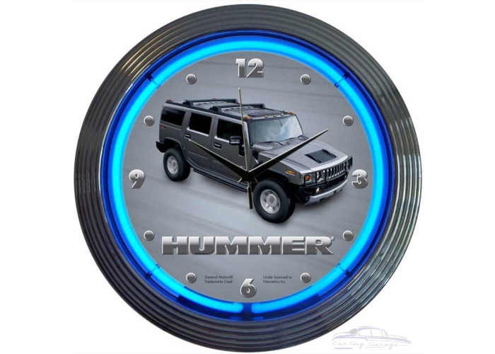 Hummer Neon Clock