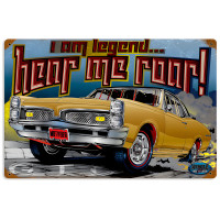 I Am Legend Metal Sign - 18" x 12"