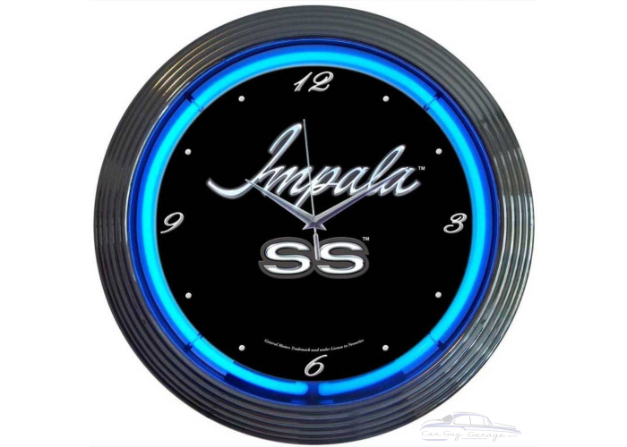 Impala SS Neon Clock