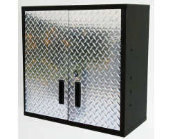 30 inch Diamond Plate and Steel Wall Cabinet