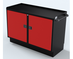 Red 48 inch 2 Door Professional Grade Cabinet