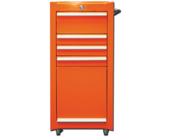 4 Drawer Orange Tool Cart 