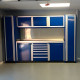 130" wide Set of Aluminum Garage Cabinets