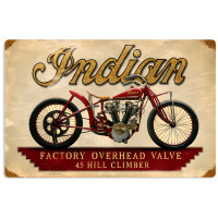 Indian Hillclimber Sign - 18" x 12"