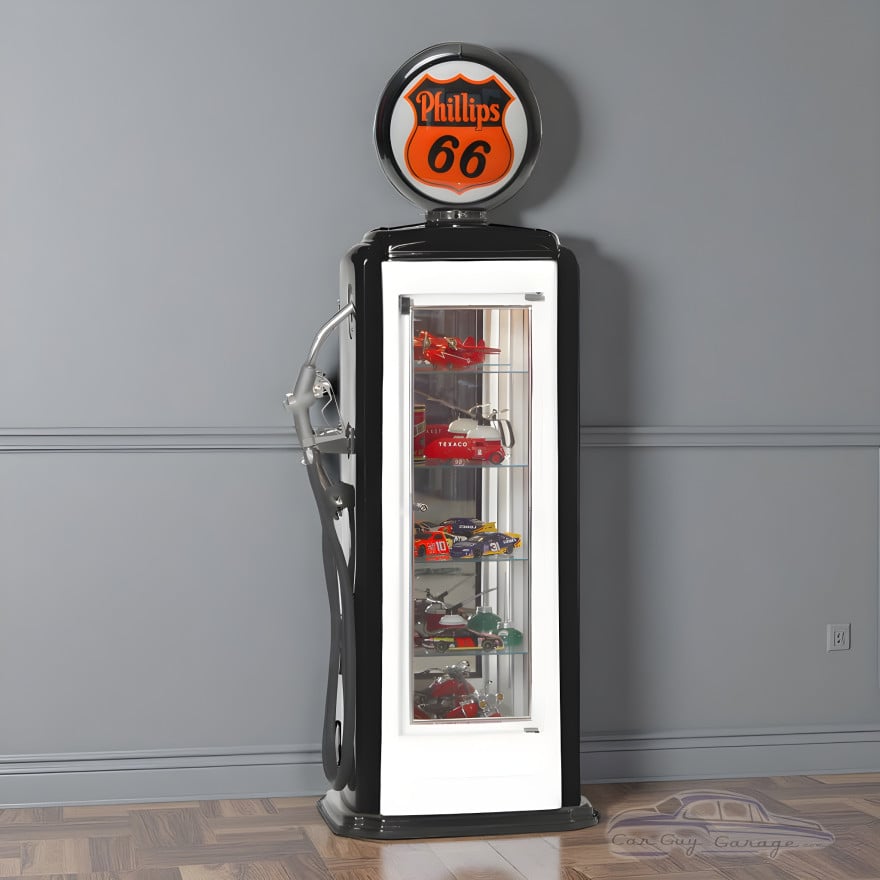 Phillips 66 Tokheim 39 Display Case - 76" Tall x 32" Wide x 16" Deep