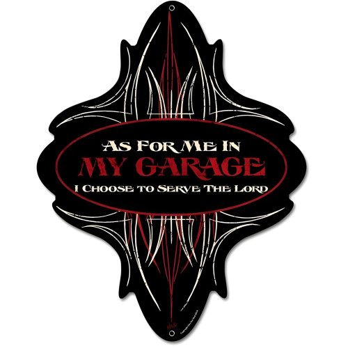 In My Garage Metal Sign - 14" x 19"